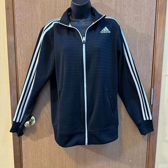 Adidas climate black track jacket size Medium - Picture 1 of 10